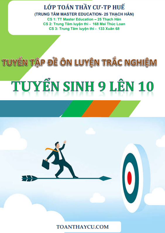 bộ đề trắc nghiệm ôn thi tuyển sinh vào lớp 10 thpt môn toán