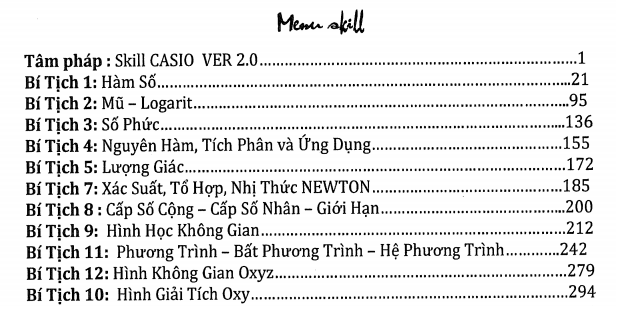 casio skill trắc nghiệm – nguyễn thế anh, nguyễn thế lực