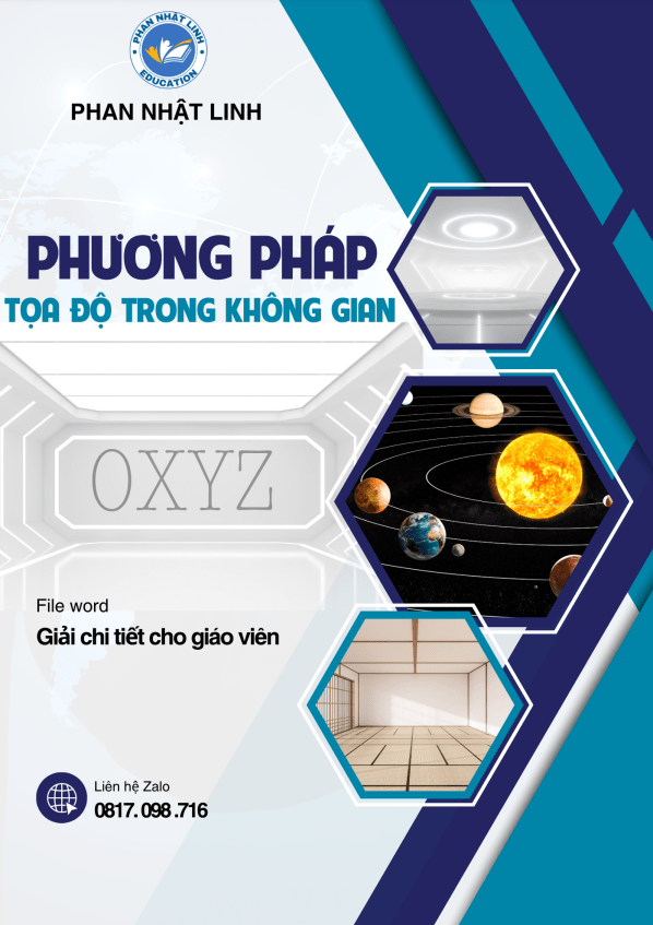 chuyên đề phương pháp tọa độ trong không gian toán 12 chương trình mới