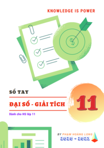 sổ tay đại số và giải tích 11 – phạm hoàng long