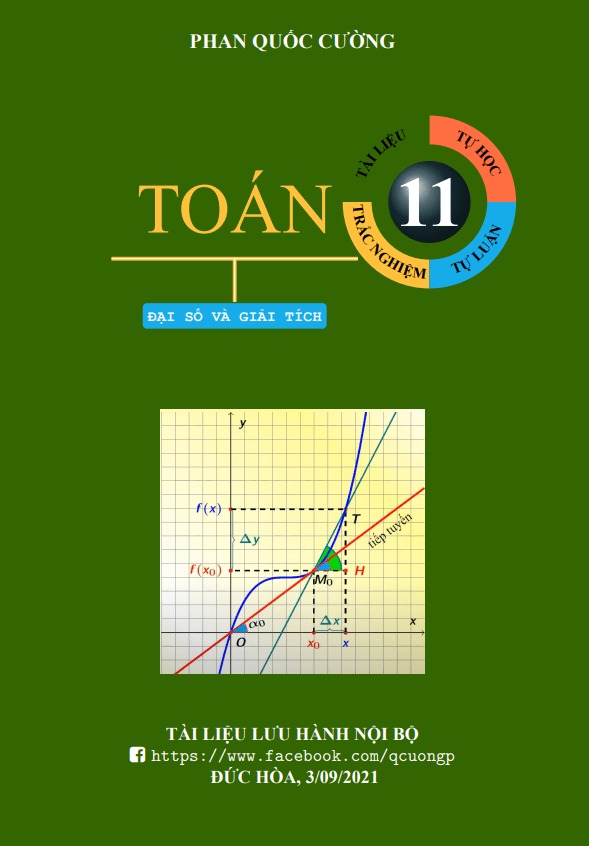 bài tập tự luận và trắc nghiệm đại số và giải tích 11 – phan quốc cường