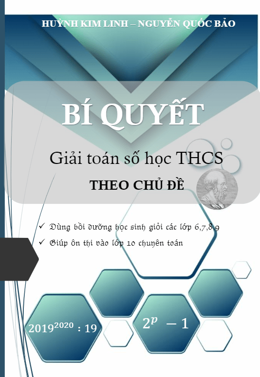 bí quyết giải toán số học thcs theo chủ đề