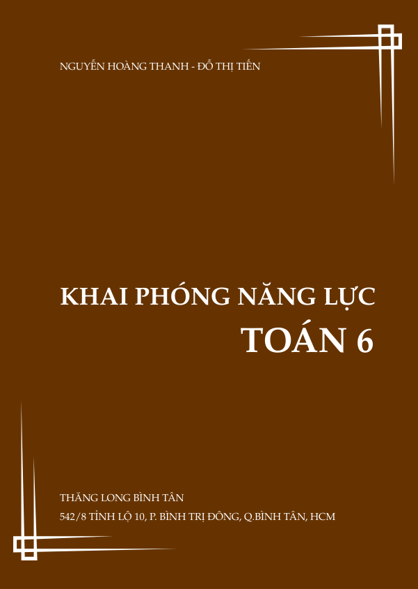 chuyên đề khai phóng năng lực môn toán 6