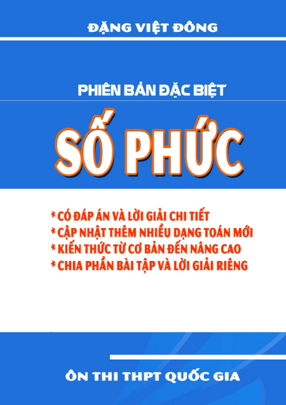 chuyên đề số phức – đặng việt đông