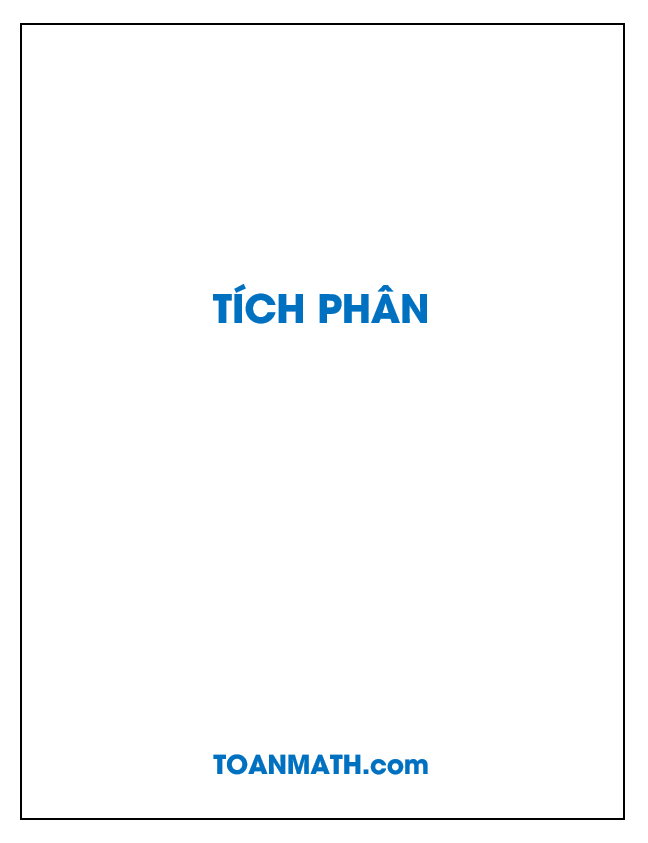 giải bài tập sgk giải tích 12 cơ bản: tích phân