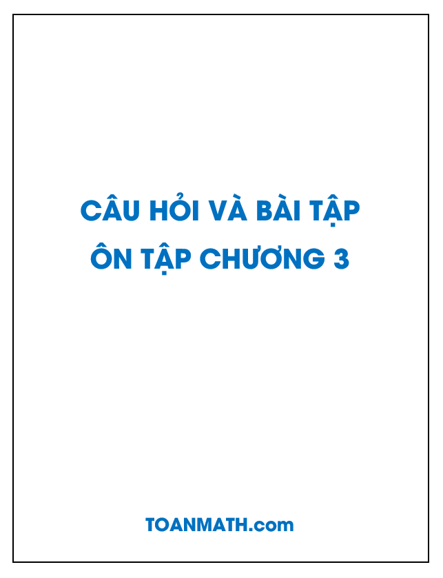 giải bài tập sgk giải tích 12 nâng cao: câu hỏi và bài tập ôn tập chương 3