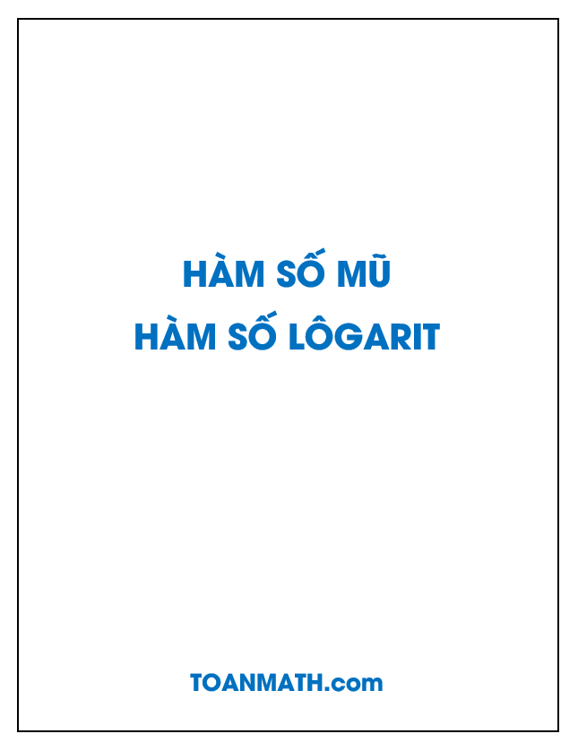 giải bài tập sgk giải tích 12 nâng cao: hàm số mũ và hàm số lôgarit
