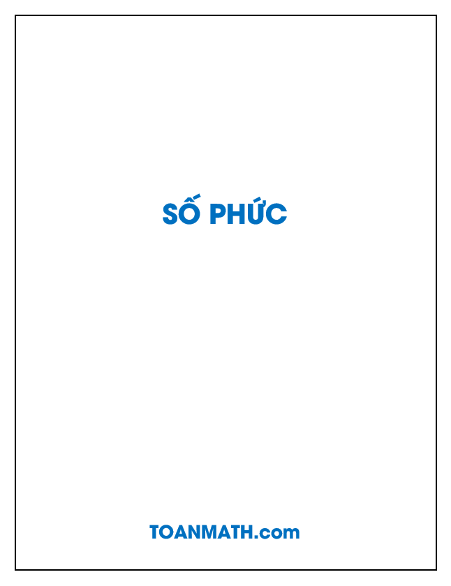 giải bài tập sgk giải tích 12 nâng cao: số phức