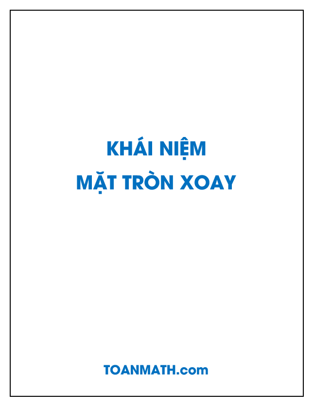giải bài tập sgk hình học 12 cơ bản: khái niệm về mặt tròn xoay