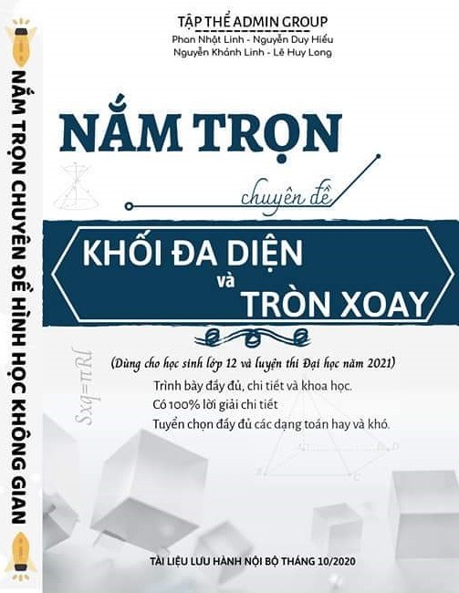 nắm trọn chuyên đề khối đa diện và khối tròn xoay