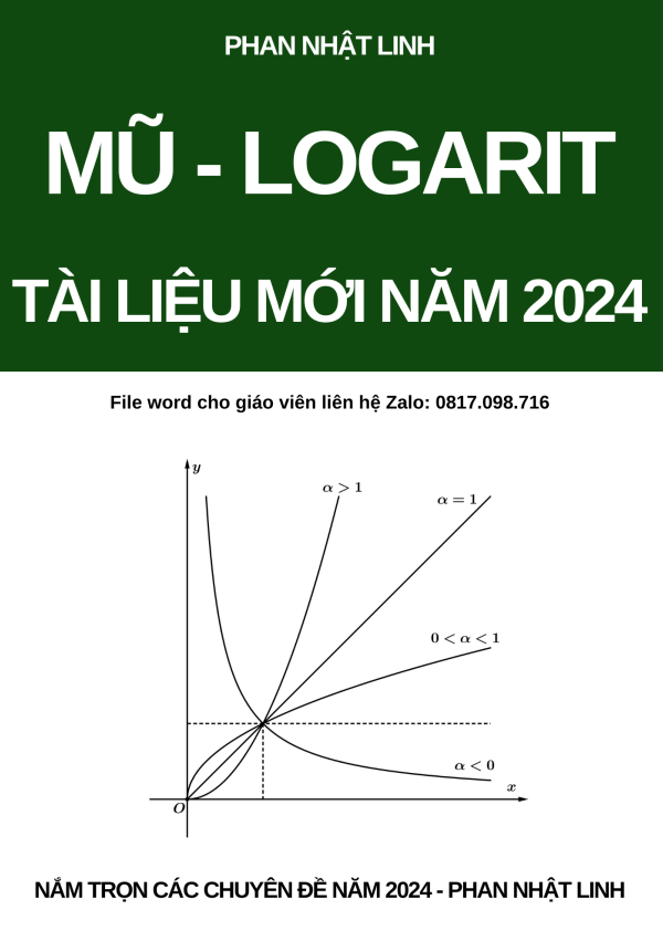 nắm trọn chuyên đề lũy thừa – mũ – lôgarit ôn thi thpt quốc gia môn toán