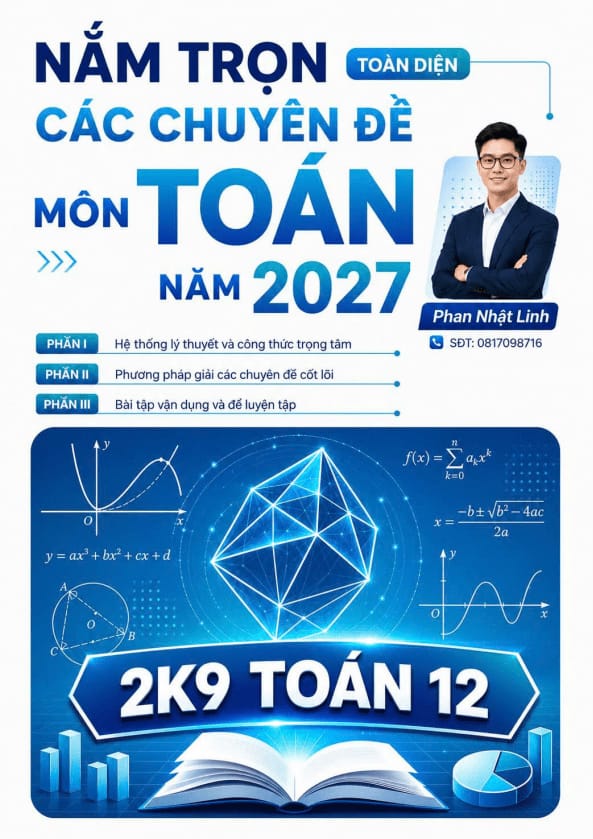nắm trọn chuyên đề ứng dụng đạo hàm để khảo sát và vẽ đồ thị hàm số toán 12