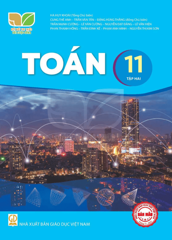 sách giáo khoa toán 11 (tập 2) (kết nối tri thức với cuộc sống)