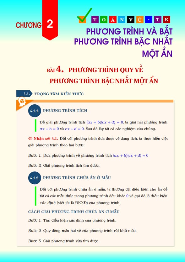 tài liệu bổ trợ học tập phương trình và bất phương trình bậc nhất một ẩn toán 9