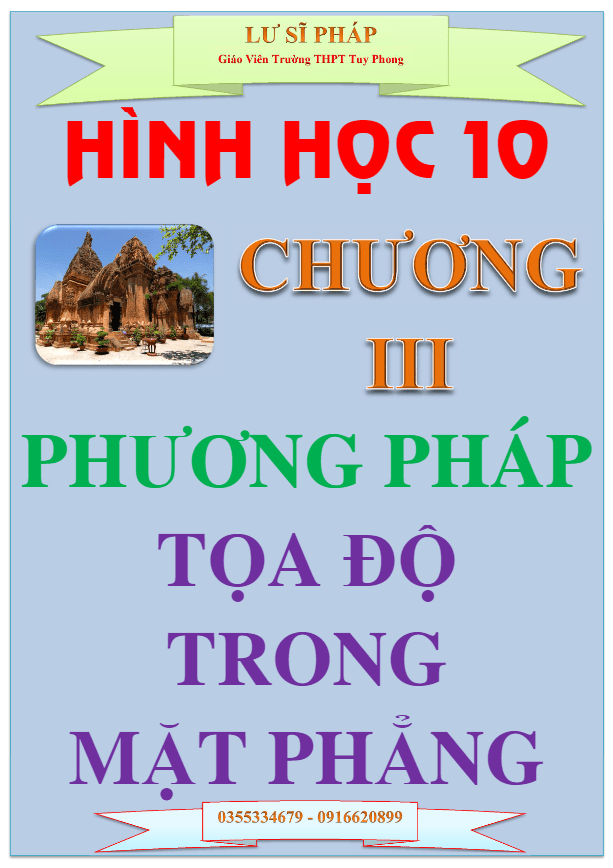 tài liệu phương pháp tọa độ trong mặt phẳng – lư sĩ pháp