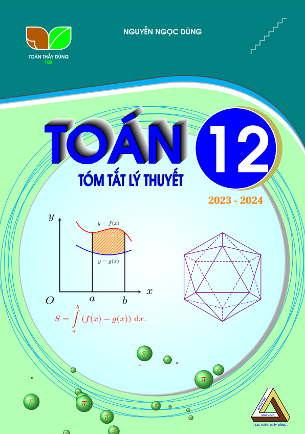 tóm tắt lý thuyết môn toán 12 – nguyễn ngọc dũng