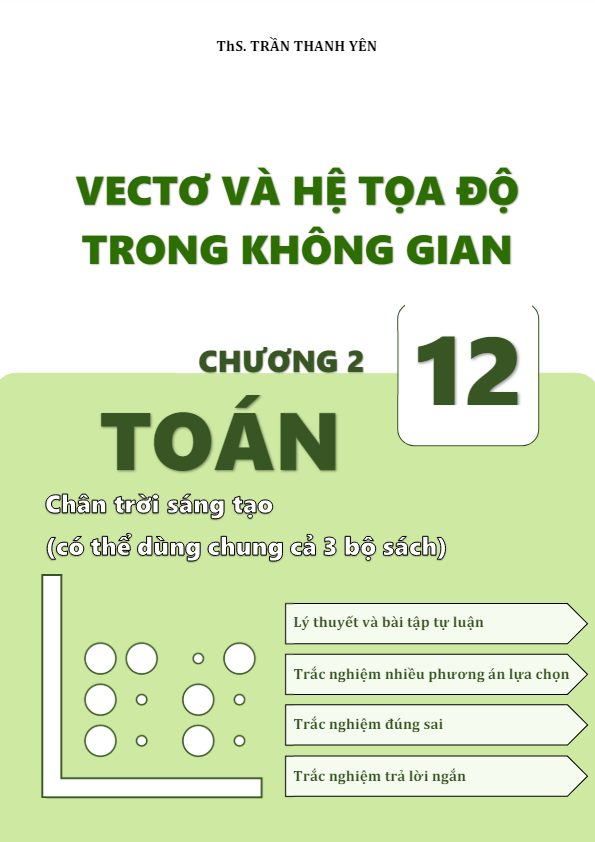 vectơ và hệ tọa độ trong không gian toán 12 ctst – trần thanh yên